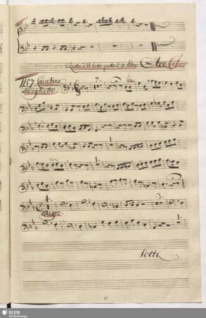 1157. Cavatina: Quello è il tetto quello è il nido / Cimarosa, D.