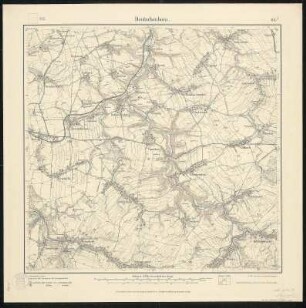 Meßtischblatt 64 : Deutschenbora, 1920 : Deutschenbora. - Aufgen. 1895, hrsg. 1911, kurrentgest. 1920. - 1:25000. - Leipzig, 1920. - 1 Kt.