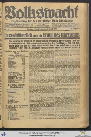 Nr. 177-203 (August 1932)