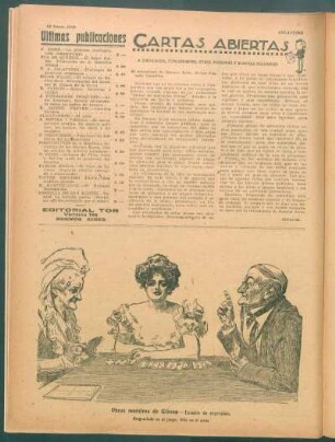 Cartas abiertas : A eminencias, funcionarios, otras personas y algunas nulidades