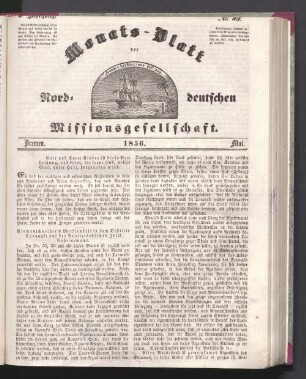 6. Jahrgang. N°. 65. Bremen. 1856. Mai