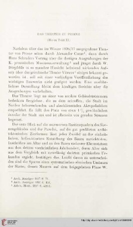 23: Das Theater zu Priene
