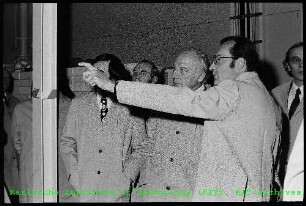 Besuch von Walter Scheel (Bundespräsident der Bundesrepublik Deutschland (BRD)) am Kernforschungszentrum Karlsruhe (KfK)