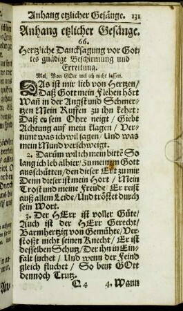 Anhang etzlicher Gesänge.