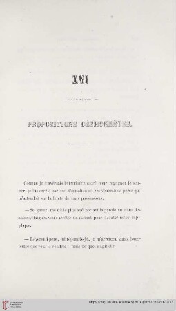 XVI Propositions Déshonnêtes