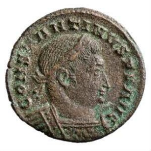 Münze, Follis, Aes 2, Mitte 310 - Ende 312 n. Chr.