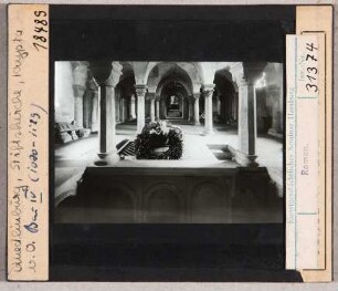 Quedlinburg: St. Servatius, Krypta nach Osten (Foto Marburg Nr. 18489)