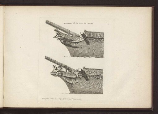 Ornements de la Proue d'une Corvettes.