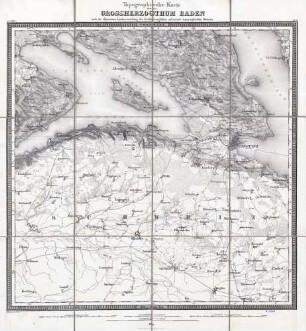 Topographische Karte über das Großherzogthum Baden. Sect.XII.6., Bl. 52 Constanz