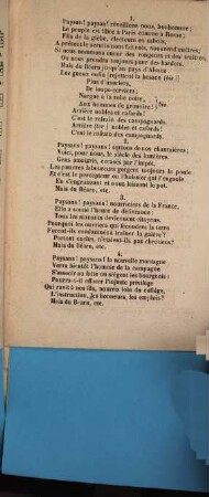 Le tocsin des paysans