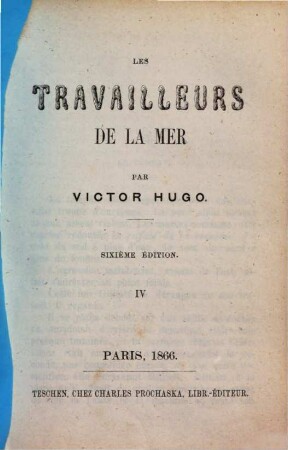 Les Travailleurs de la Mer, 4