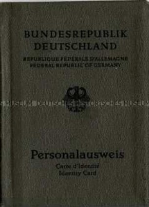 Personalausweis der Bundesrepublik Deutschland