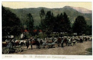 Serie Nr. 57/5 Nr. 15: Einfordern von Bauernwagen