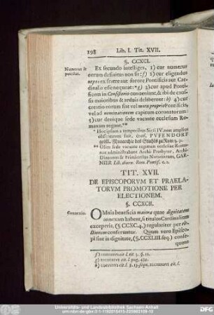 Tit. XVII. De Episcoporum Et Praelatorum Promotione Per Electionem.