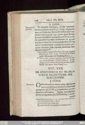 Tit. XVII. De Episcoporum Et Praelatorum Promotione Per Electionem.