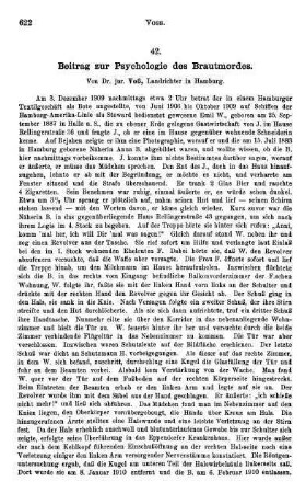 622-630, Beitrag zur Psychologie des Brautmordes