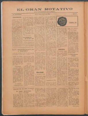 El gran rotativo : Diario independiente de la mañana. - Nº8893761855