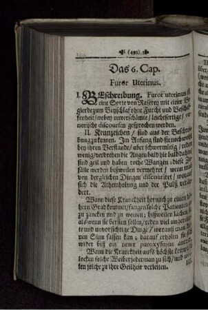 Das 6. Cap. Furor Uterinus.