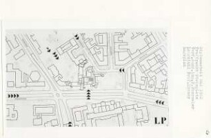 Treffpunkt Steinplatz, Berlin-Charlottenburg (Diplomarbeit bei Willy Kreuer): Lageplan