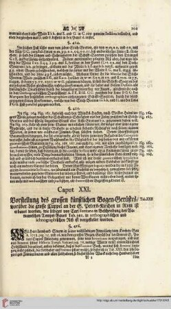 Caput XXI: Vorstellung des grossen kuenstlichen Bogen-Geruestes [...]