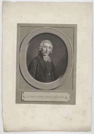 Bildnis des Ioh. Georg Rosenmüller