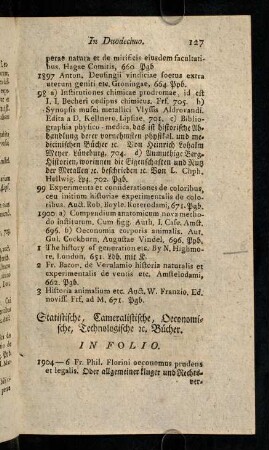 127-135, In Folio. - In Quarto.