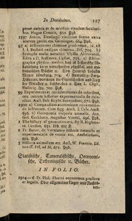 127-135, In Folio. - In Quarto.