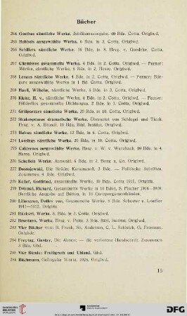 Bücher (Nr. 264-334)