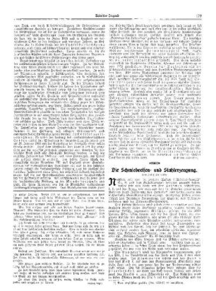 Die Schmiedeeisen- und Stahlerzeugung