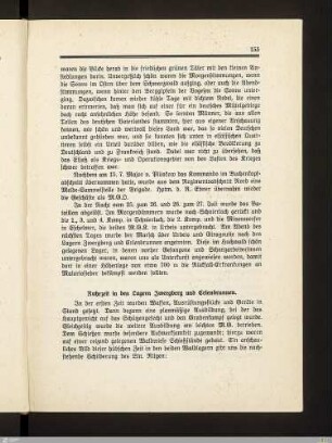 Ruhezeit in den Lagern Zwergberg und Erlenbrunnen