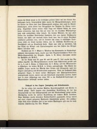 Ruhezeit in den Lagern Zwergberg und Erlenbrunnen