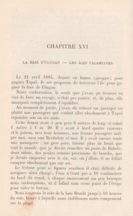 Chapitre XVI. La baie d'Ulugan - Les îles Calamianes