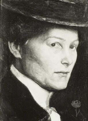 Bildnis Getrud Herzog, der Braut des Künstlers