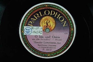 O Isis und Osiris : aus "Die Zauberflöte" / (Mozart)