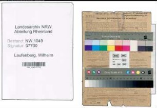 Entnazifizierung Wilhelm Laufenberg , geb. 22.02.1892 (Gastwirt)