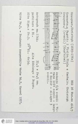Konzert c-moll