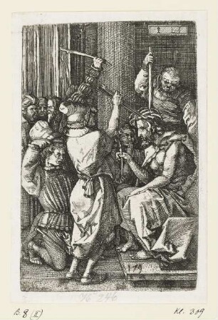 Dornenkrönung, Blatt 7 der Folge "Passion Christi"