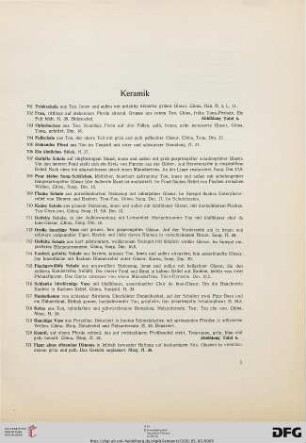 Keramik (Nr. 701-969)