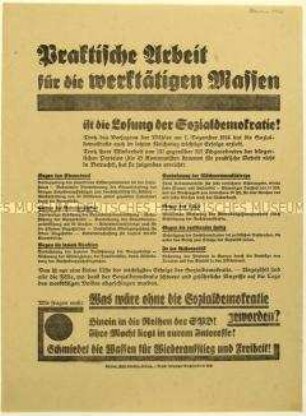 Aufruf zum Eintritt in die SPD