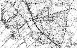 Schöpstal-Kunnersdorf. Windmühle bei Friedrichsfelde, aus: Meßtischblatt, Sekt. Horka, 1886