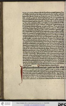 Johannes Elemosinarius patriarcha Alexandrinus quadam nocte in oratione persistens, vidit quandam puellam pulcerrimam sibi assistentem et coronam olivarum in capite baiulantem...