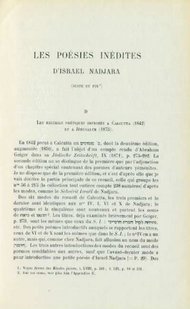 Les poésies inédites d'Israël Nadjara (suite et fin)
