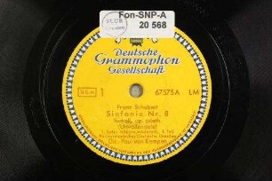 Sinfonie Nr. 8 : h-moll, op. posth. (Unvollendete) : 1. Satz: Allegro moderato, I. Teil