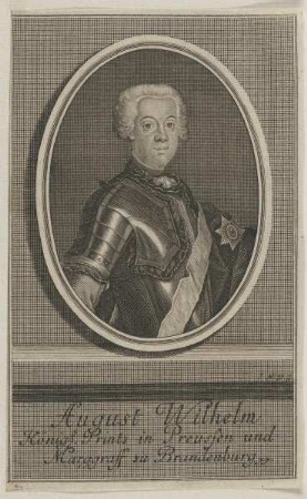 Bildnis des Prinzen August Wilhelm von Preussen