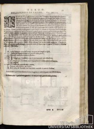 Delle piazza de latini Cap. XVII
