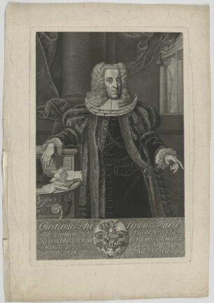 Bildnis des Gustavus Philippus Fürer