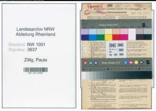 Entnazifizierung Paula Zillig, geb. 06.05.1890 ()