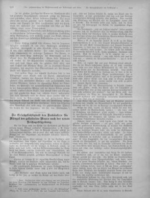 Die Ersatzpflichtigkeit des Verkäufers für Mängel der gelieferten Waare nach der neuen Reichsgesetzgebung.