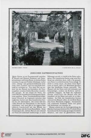 Züricher Gartengestaltung