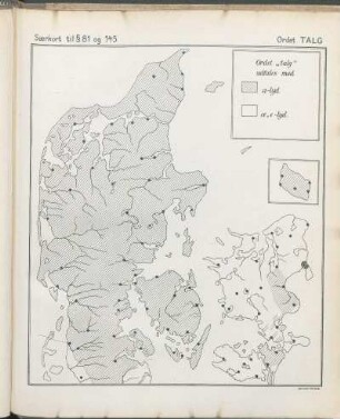 Særkort til § 81 og 145. Ordet TALG